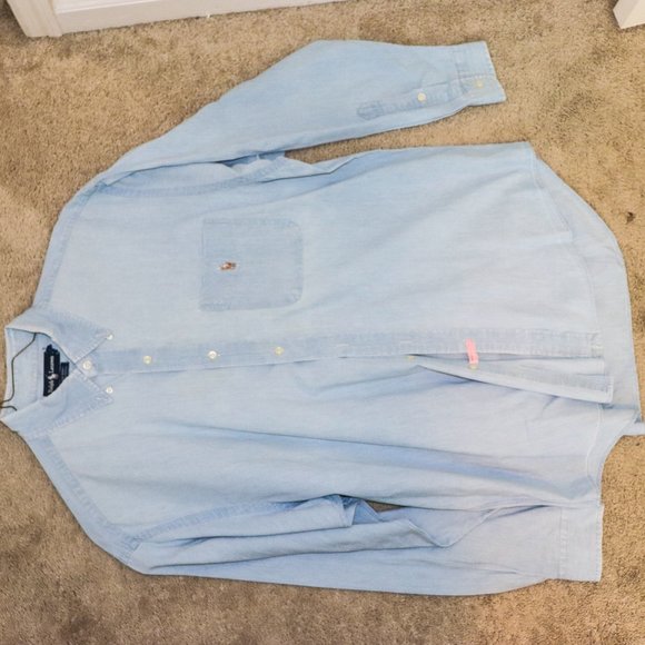 Button Down Chambray Shirt - Picture 2 of 3